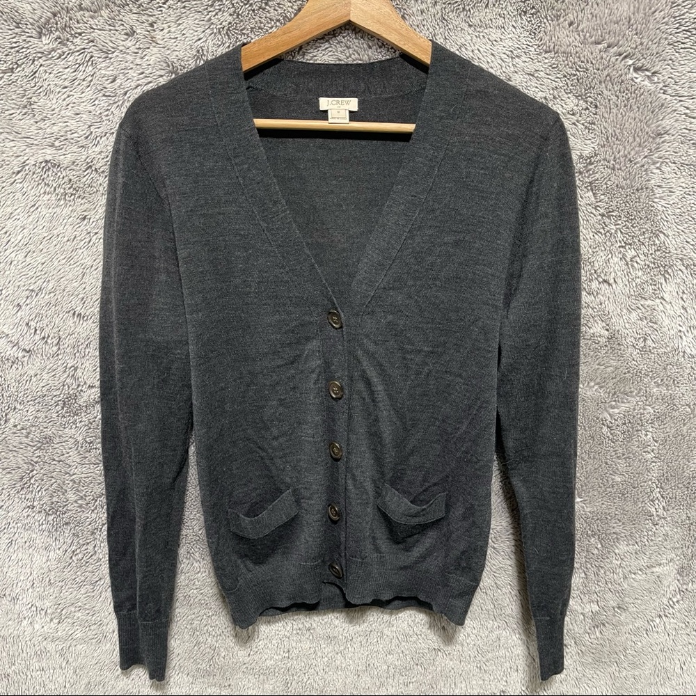 J Crew Wool Cardigan Sweater